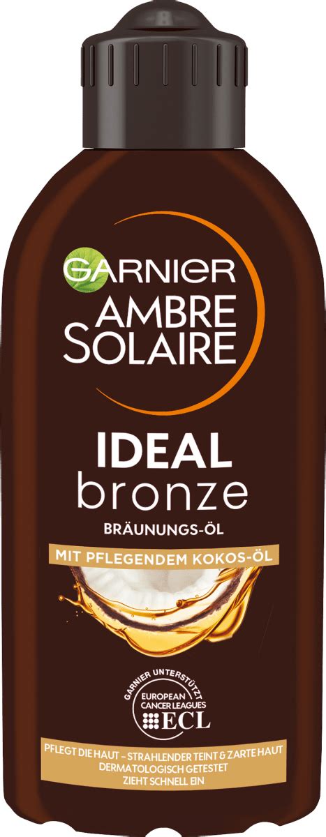 Garnier Ambre Solaire Bräunungsöl Ideal Bronze mit.